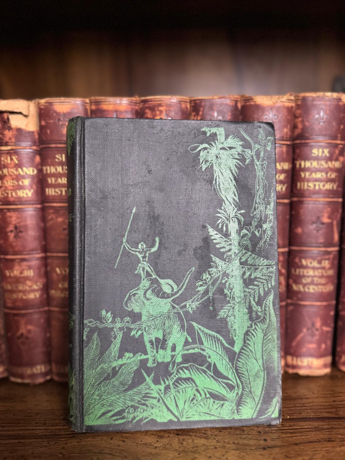 Tarzan the Terrible by Edgar Rice Burroughs Antique Grosset & Dunlap Hardcover Vintage Jungle Illustrated - Workshop & Study