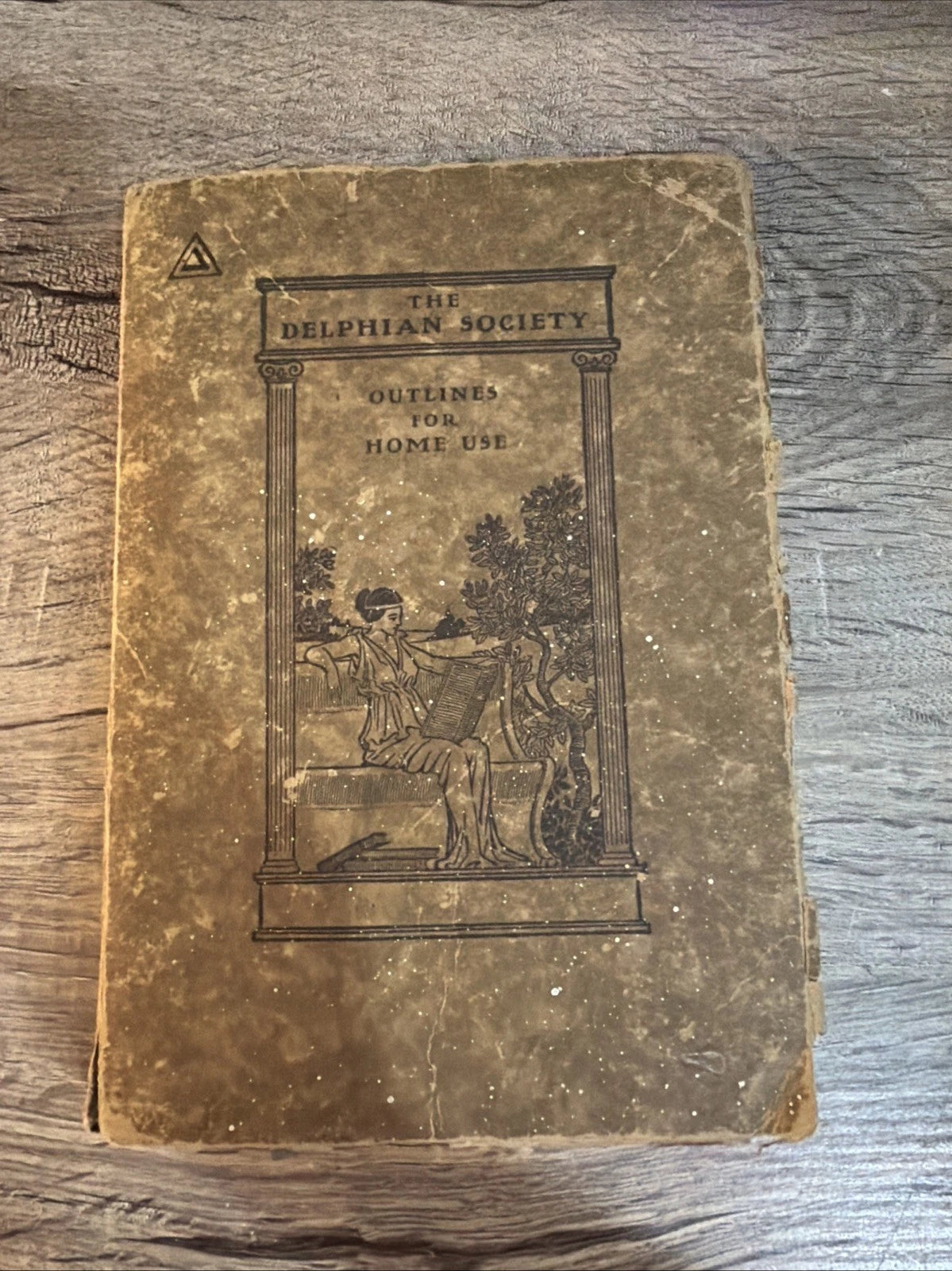 Antique Delphian Society Outlines for Home Use – Vintage Illustrated Educational Reference Books