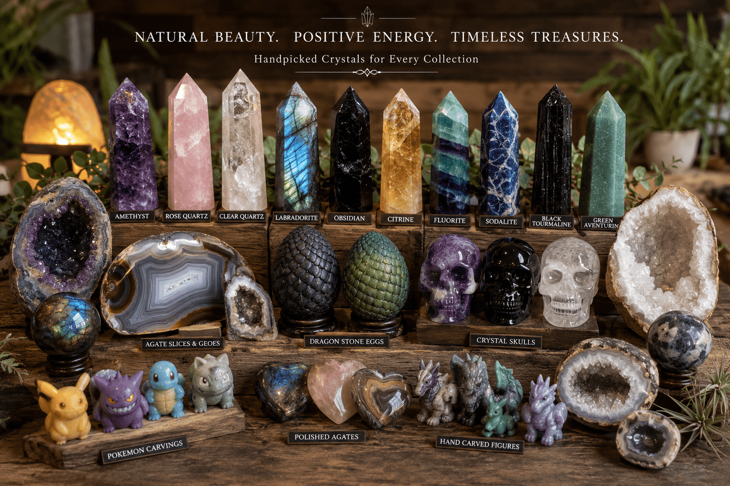 Crystals, Minerals, & Stone - Workshop & Study
