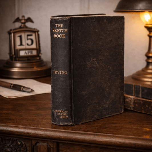 The Sketch Book of Geoffrey Crayon, Gent. by Washington Irving | American Classic Series Hardcover | Early Grosset & Dunlap Edition | Vintage Literary Classic - Workshop & Study