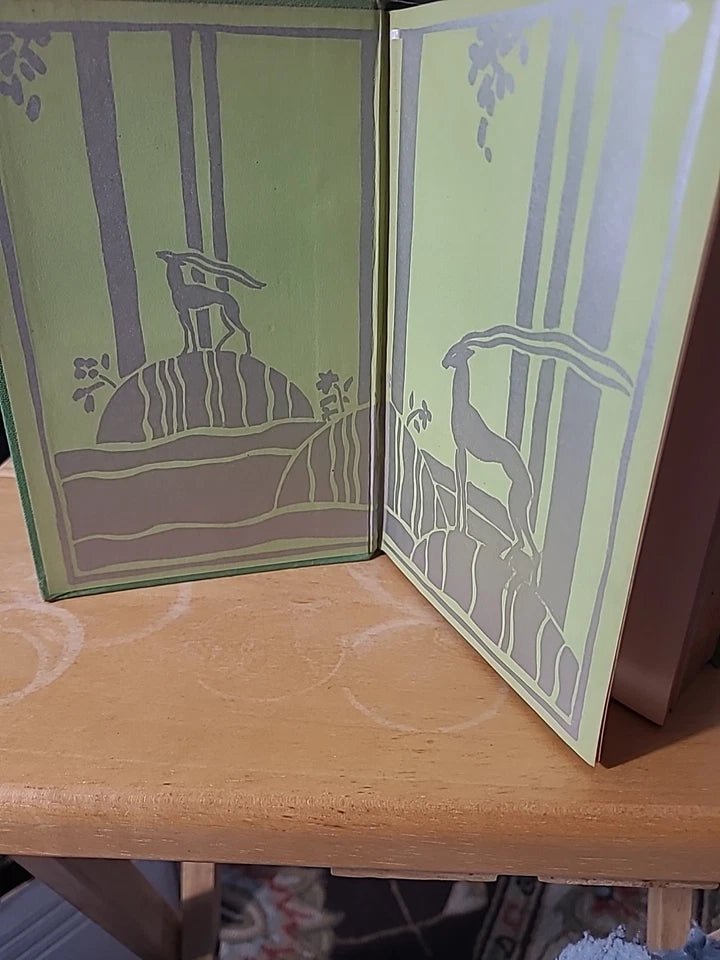 1929 Bambi by Felix Salten Hardcover – Early Grosset & Dunlap Edition – Green Cloth Illustrated Classic - Workshop & Study