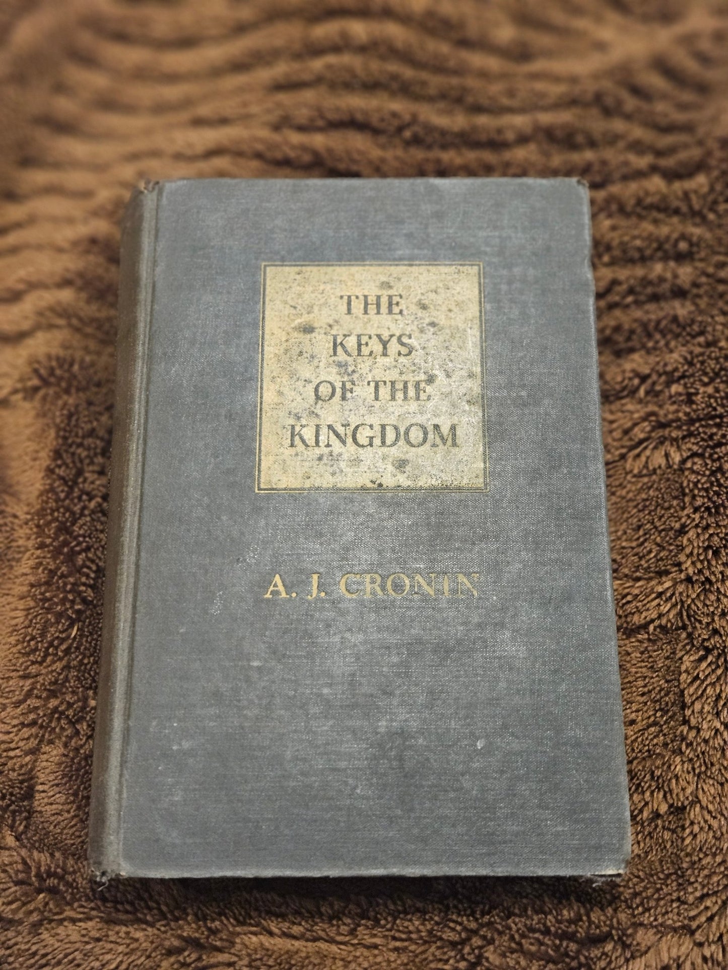 Vintage - The Keys of the Kingdom – A. J. Cronin – 1941 Little, Brown & Co. Hardcover Novel - Workshop & Study