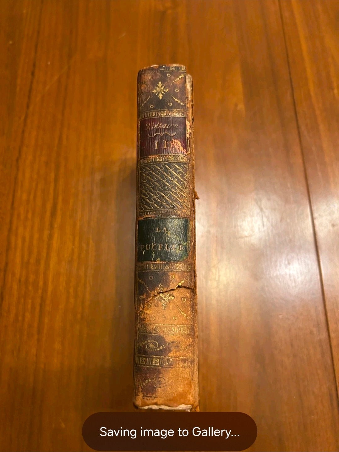 1785 Voltaire Oeuvres Completes Tome XI La Pucelle d'Orleans Antique French Book - Workshop & Study