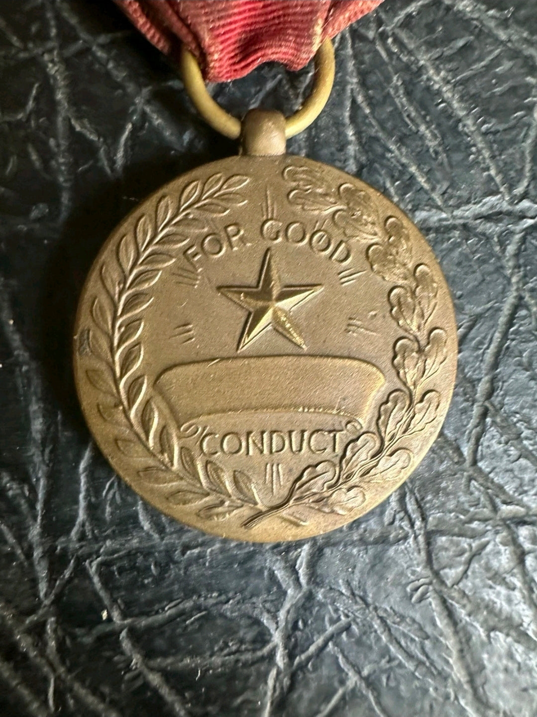 WWII U.S. Army Good Conduct Medal – Efficiency • Honor • Fidelity – Original WWII Era