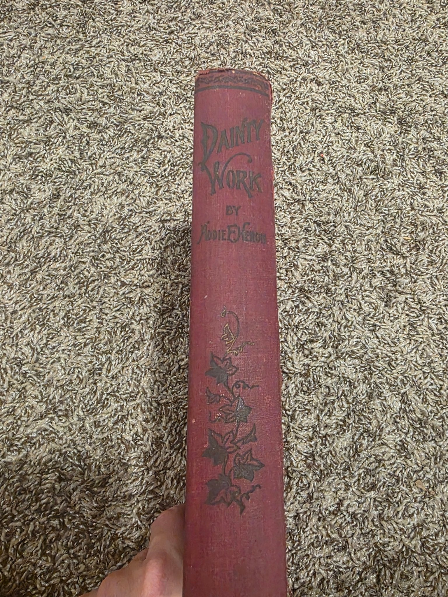 1901 Dainty Work for Pleasure & Profit Addie E Heron Antique Needlework Book - Workshop & Study