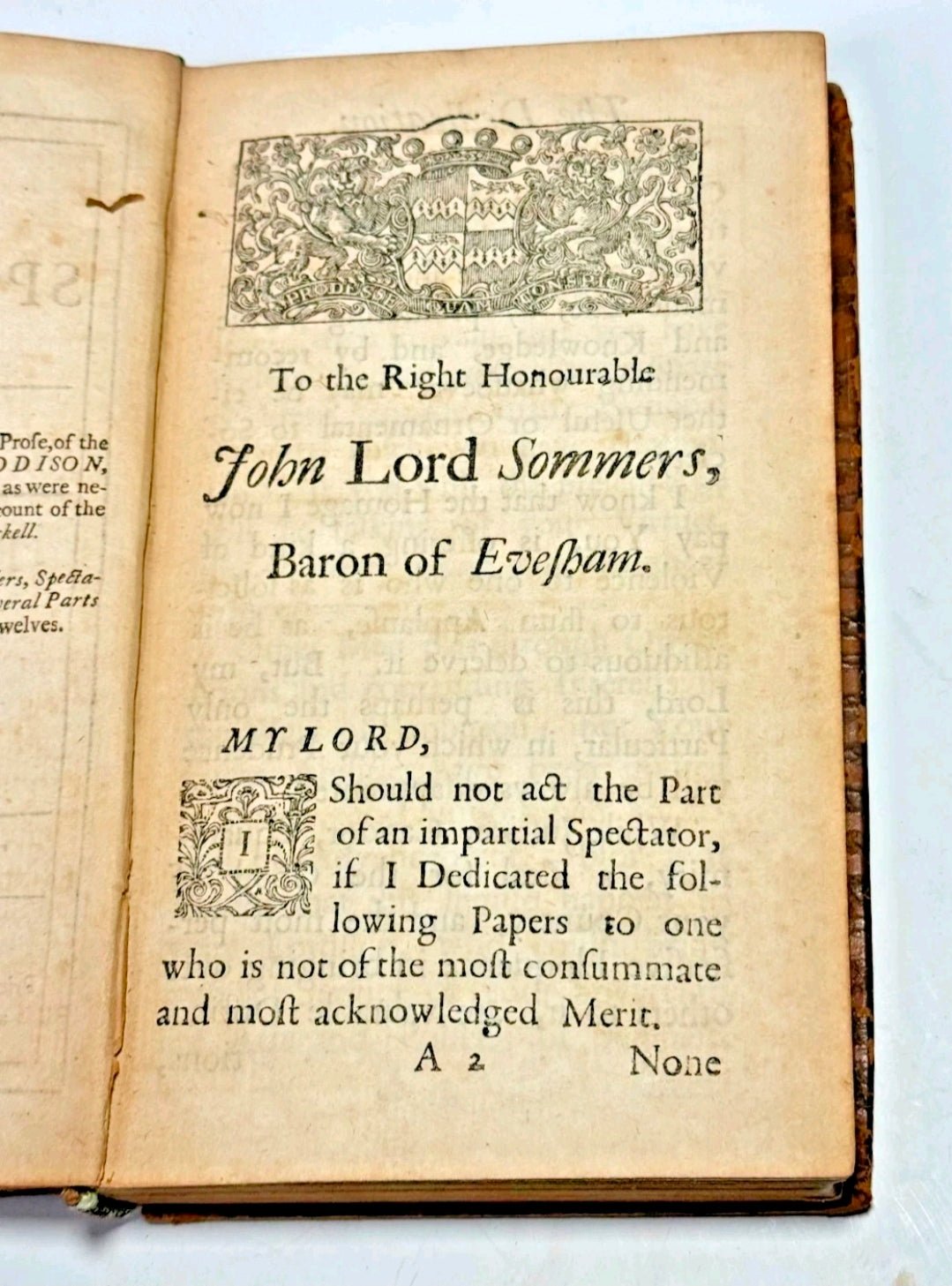 The Spectator – Eleventh Edition, 1733 Complete Eight-Volume Set Antique Collectible - Workshop & Study