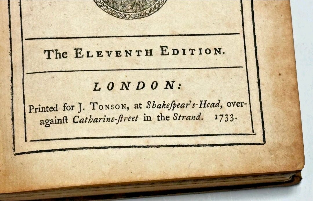 The Spectator – Eleventh Edition, 1733 Complete Eight-Volume Set Antique Collectible - Workshop & Study