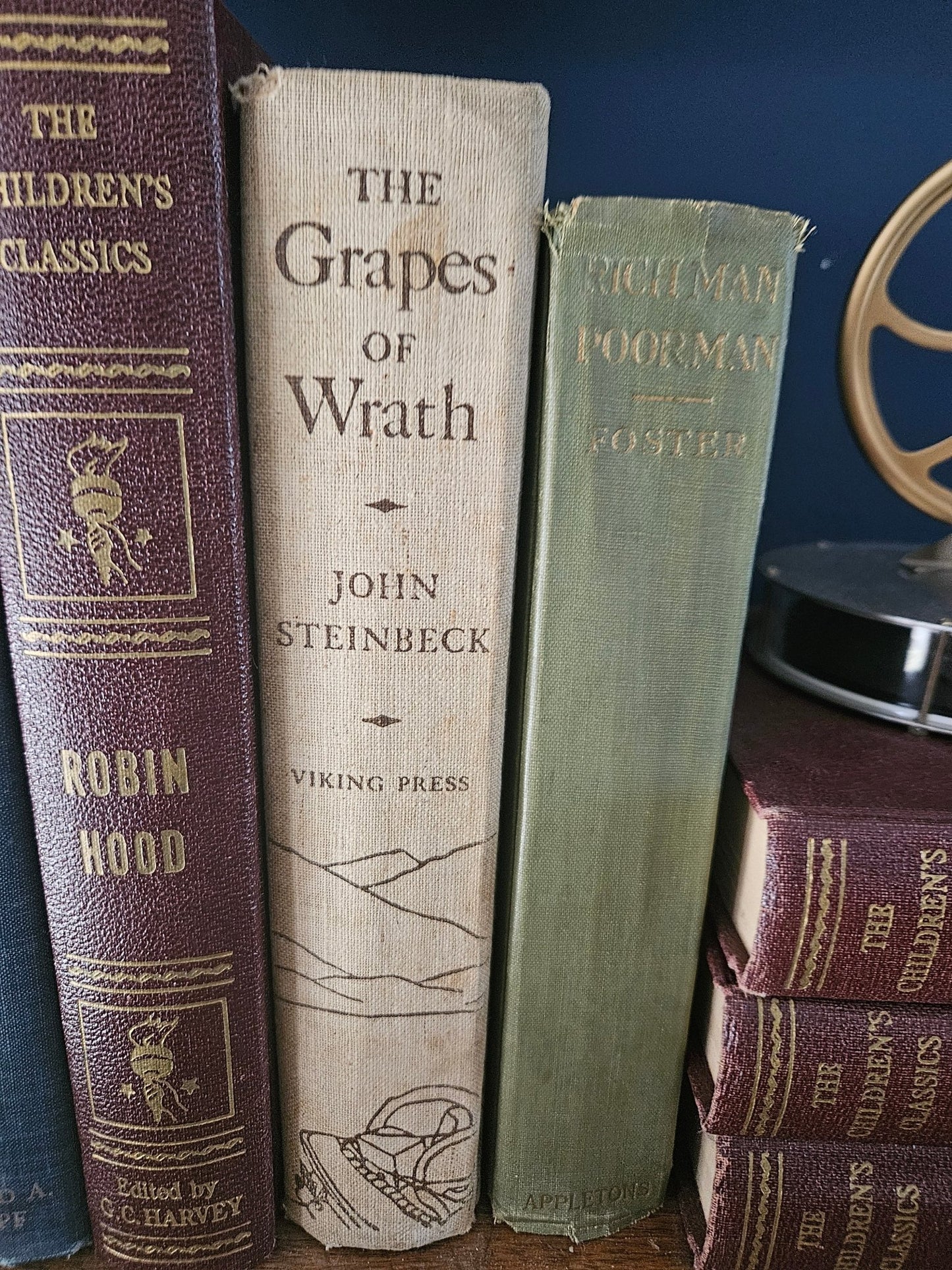 1939 The Grapes of Wrath by John Steinbeck – Early 7th Printing Viking Press Hardcover - Workshop & Study