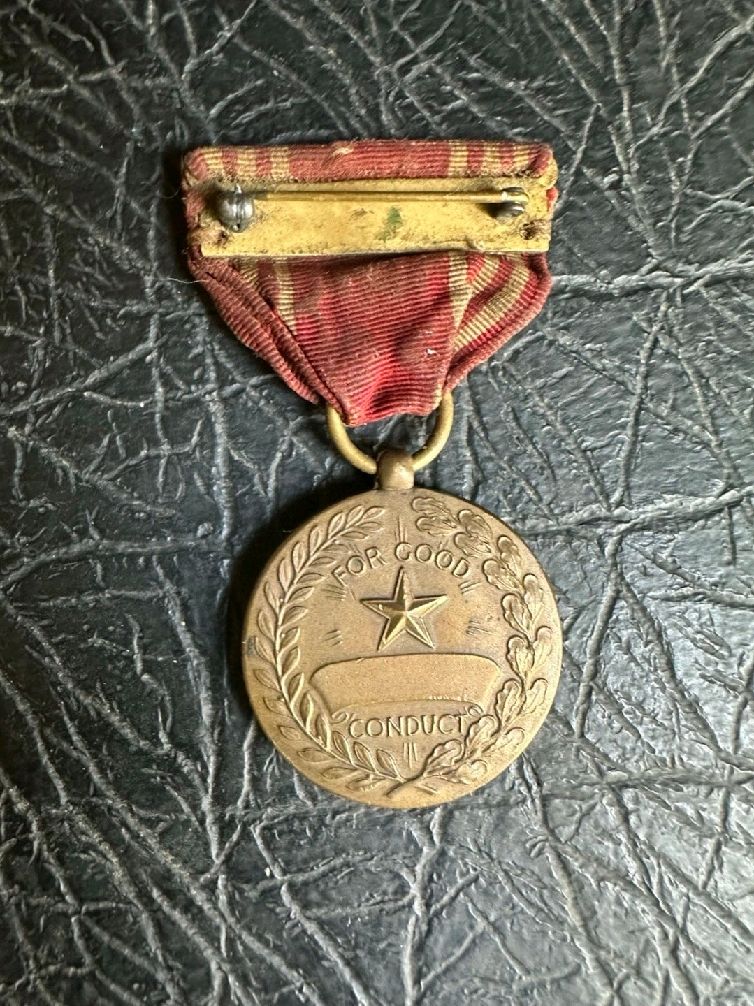 WWII U.S. Army Good Conduct Medal – Efficiency • Honor • Fidelity – Original WWII Era