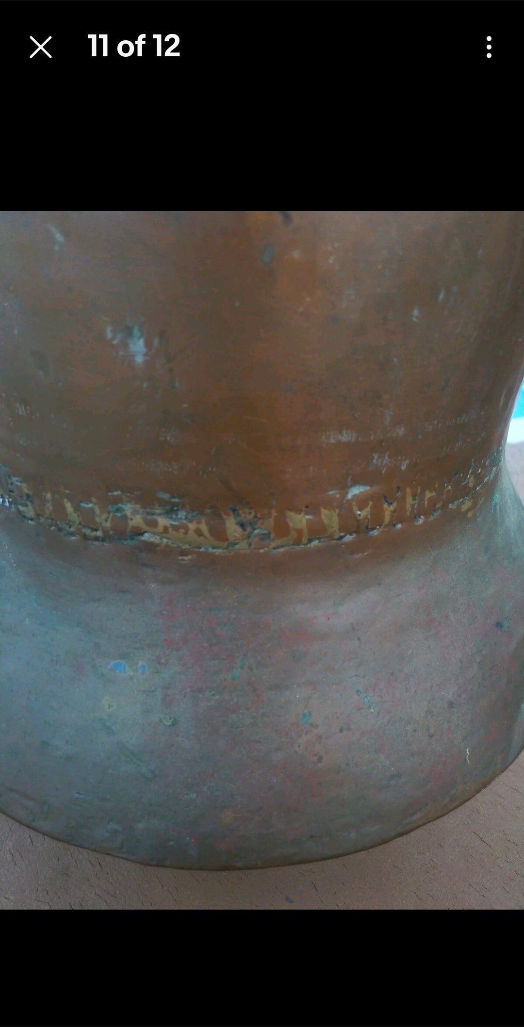 Antique Copper Insulated Jug with Lid c.1900 Industrial Primitive Farm Vessel 18” Tall - Workshop & Study