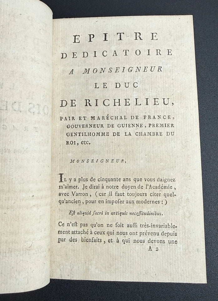 1791 Complete Works of Voltaire, Tome VI – Theatre Complet – Antique French Leather Book - Workshop & Study