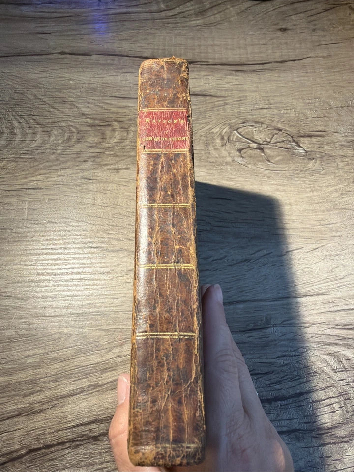 1832 Conversations for the Young by Richard Watson – Antique Christian Bible Study Book