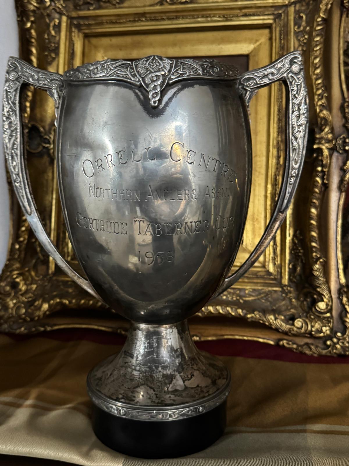 Vintage Engraved Silverplate Trophy Cup – Northern Anglers Association, Orrell Central, 1958 - Workshop & Study