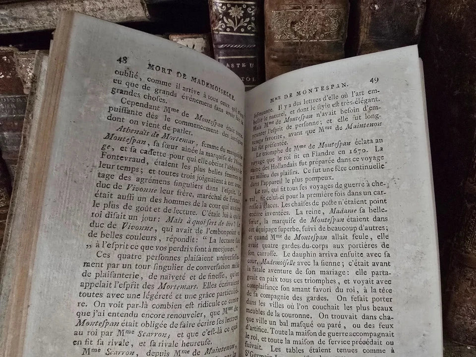 1791 Complete Works of Voltaire, Tome XX – Antique French Leather Book, Enlightenment Era - Workshop & Study
