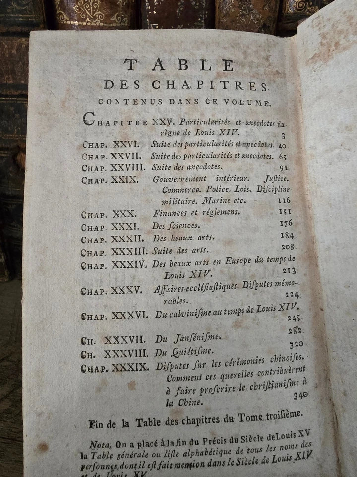 1791 Complete Works of Voltaire, Tome XX – Antique French Leather Book, Enlightenment Era - Workshop & Study