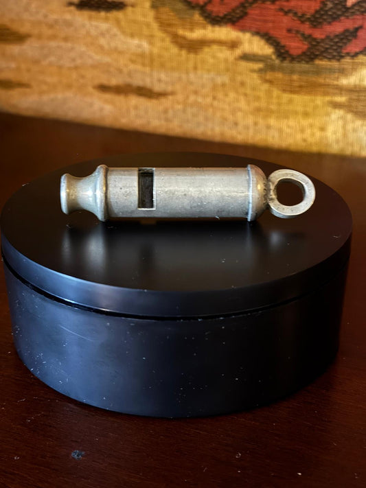 Early 20th - Century Metal Whistle (Attributed WWI Era) - Workshop & Study