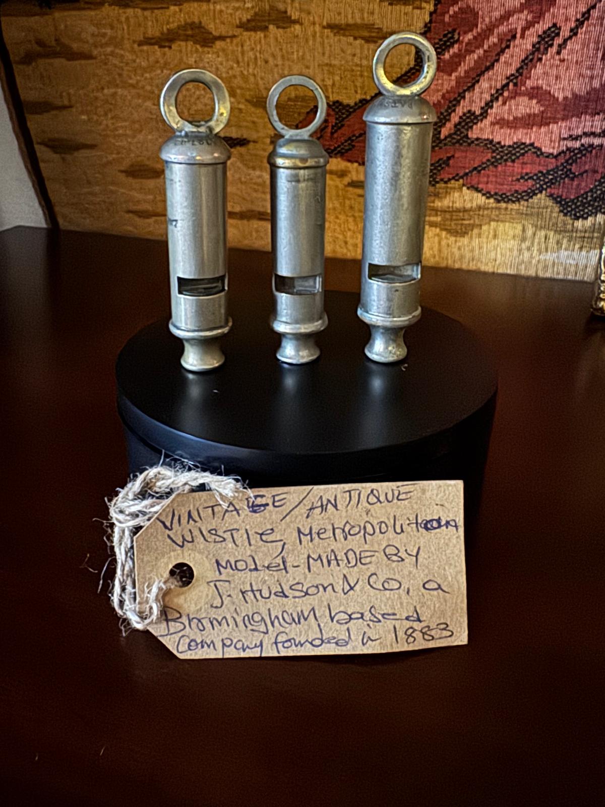 Early 20th - Century Metal Whistle (Attributed WWI Era) - Workshop & Study